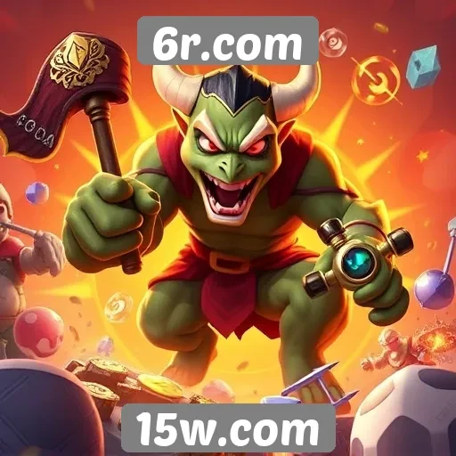 Exploração dos jogos disponíveis em 6r.com